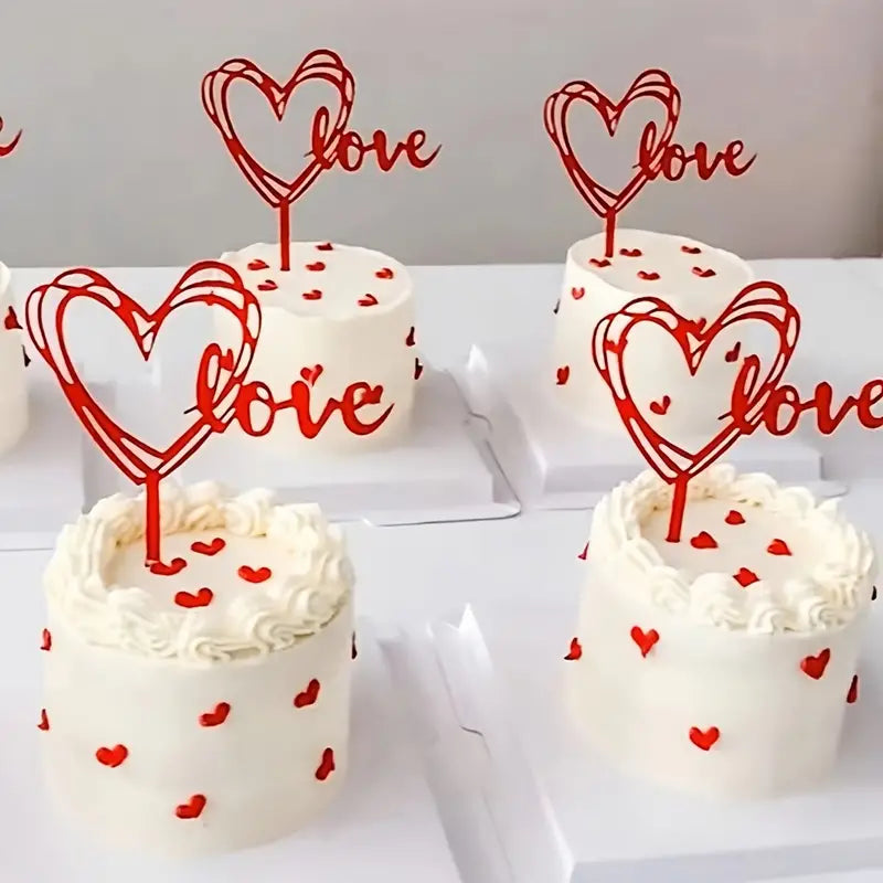 Valentine\'s Day - Cake Topper - Cake Pick - Cake Decoration ...