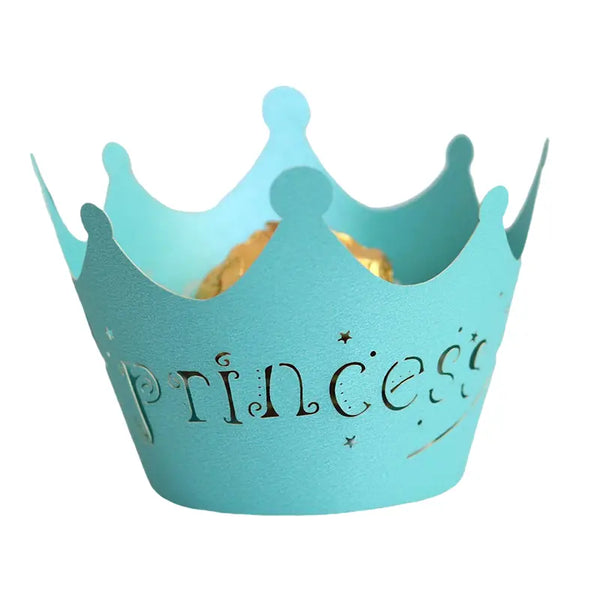 Princess Crown Cupcake Wrappers