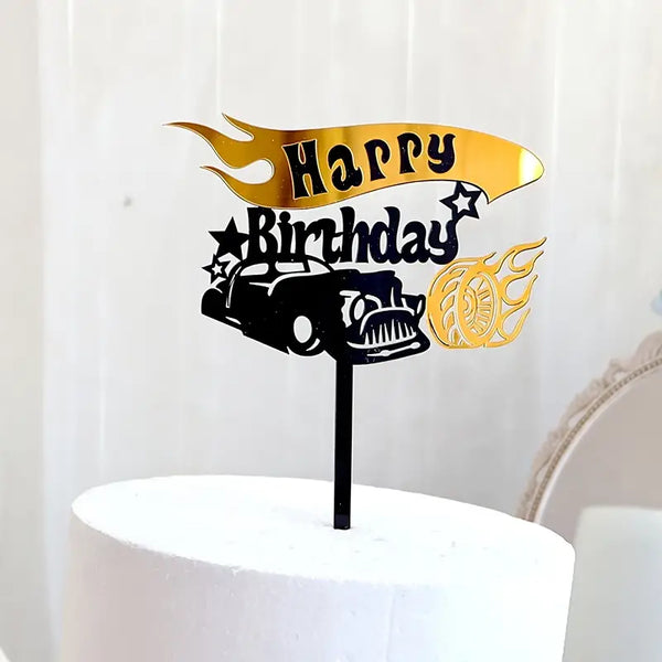 Happy Birthday - Cake Topper - Cake Pick - Cake Decoration