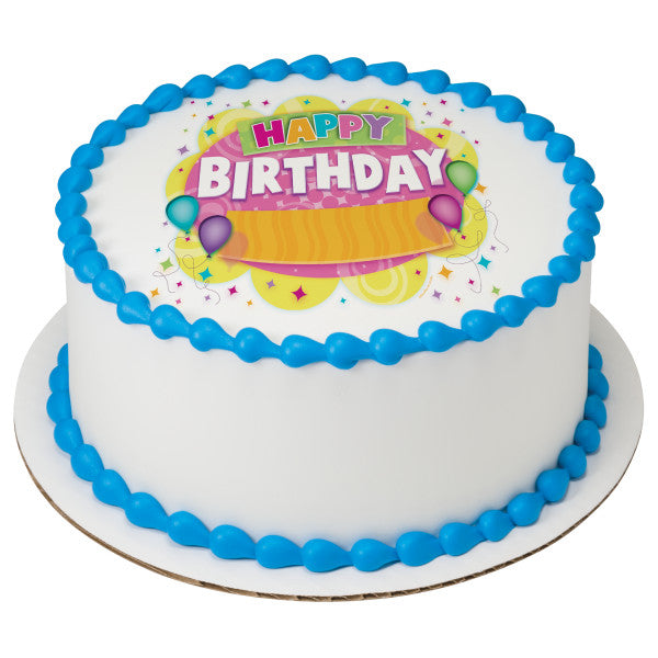Birthday Ballon cake